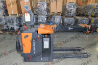 Тележка самоходная PT20P-C (540x1150) Curtis 1.6Kw рулевое колесо，двухсторонняя тяга аккумулятора 540x115, LB 150 Ah，24V60A зарядное устройство， HV Market