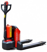 Тележка самоходная PTE15N 1500 кг, 540x1150 мм, двойные ролики 80x70, литиевая батарея 36Ah, с зарядным устройством  12A, контроллер Curtis HV Market