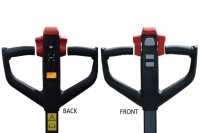 Тележка самоходная PTE15N 1500 кг, 540x1150 мм, двойные ролики 80x70, литиевая батарея 36Ah, с зарядным устройством  12A, контроллер Curtis HV Market