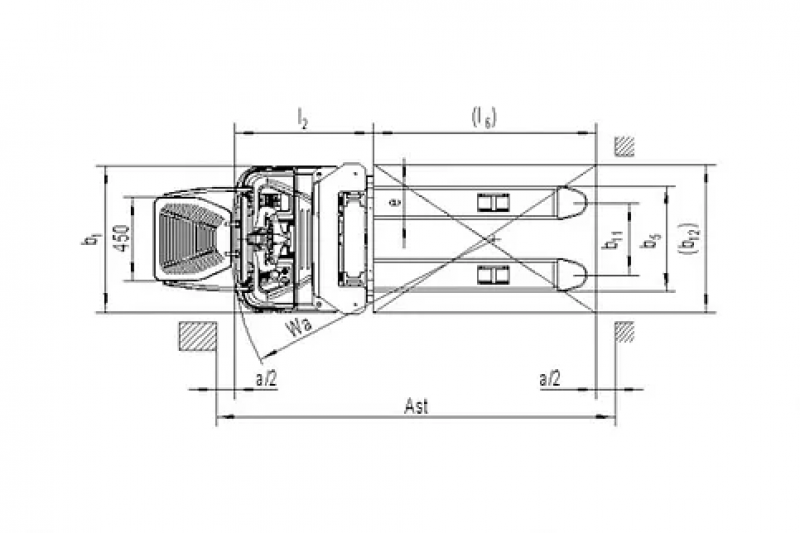 Самоходный штабелер NOBLELIFT PS20N, TX FFL 5000mm, 350Ah, EPS. (2023г.) HV Market