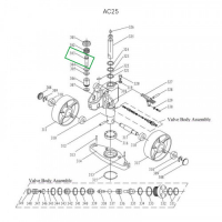Шток нагнетательный 28 мм для гидравлических тележек JC20 HV Market