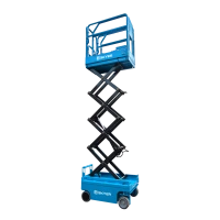 Самоходный ножничный подъемник SKYER PL0624 с выдвижной платформой (узкая база) HV Market