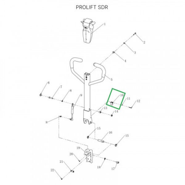 Датчик положения ручки для штабелеров SDR 1-1,2 т, SDR1635, для тележек SD15