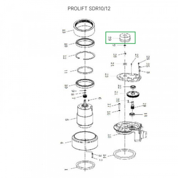 Катушка электромагнитного тормоза для штабелеров SDR 1-1,2 т, SDR1635, для тележек SD15