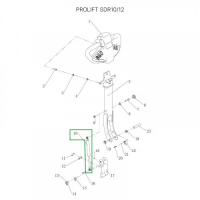 Амортизатор ручки для штабелеров SDR 1-1,2 т, SDR1635 HV Market
