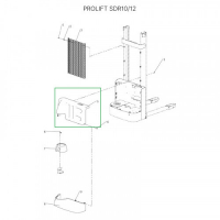 Кожух моторного отсека верхний для штабелеров SDR1-1,2 т, SDR1635 HV Market