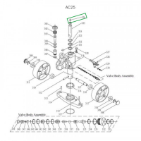 Металлический шарик для гидравлических тележек AC25 HV Market