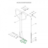 Штифт (8х50 мм) для гидравлических тележек AC25, DF25, JC20, AC30 HV Market