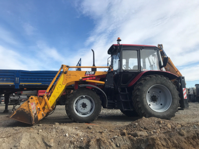 ДОРЭЛЕКТРОМАШ ДЭМ-1145 на базе трактора МТЗ 92П Экскаватор-погрузчик HV Market