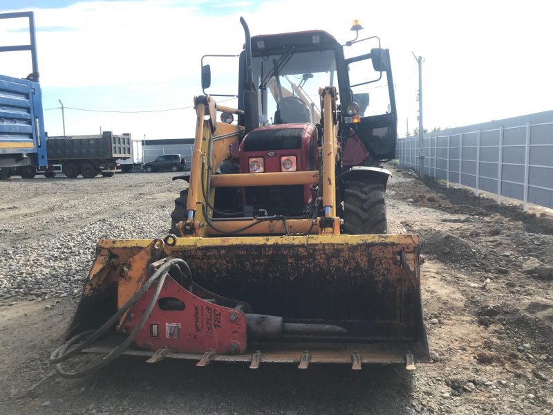 ДОРЭЛЕКТРОМАШ ДЭМ-1145 на базе трактора МТЗ 92П Экскаватор-погрузчик HV Market