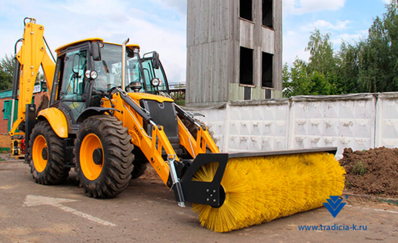 Щетка дорожная Impulse SP2400G гидроповорот с плитой HV Market