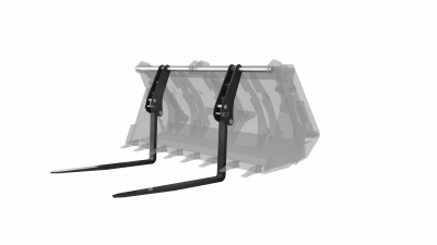 Вилы откидные паллетные Impulse PF2000 на ковш John Deere 325J/315SK/325SK HV Market