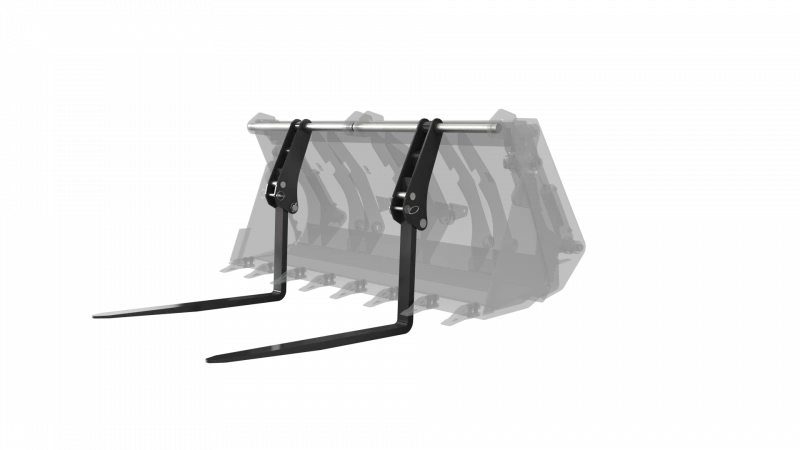 Вилы откидные паллетные Impulse PF2000 на ковш John Deere 325J/315SK/325SK HV Market