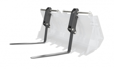 Вилы откидные паллетные Impulse PF2000 на ковш MST 542/544 HV Market