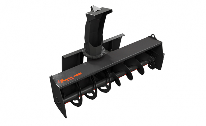 Шнекороторный снегоочиститель Impulse SR1850 на мини-погрузчик JCB HV Market