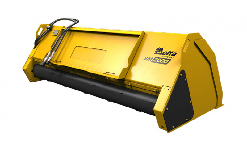 Пескоразбрасыватель Delta SM2000 на мини-погрузчики МКСМ HV Market