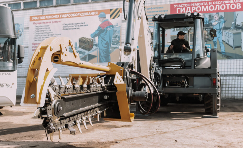 Траншеекопатель Delta TR1500 для грунта HV Market