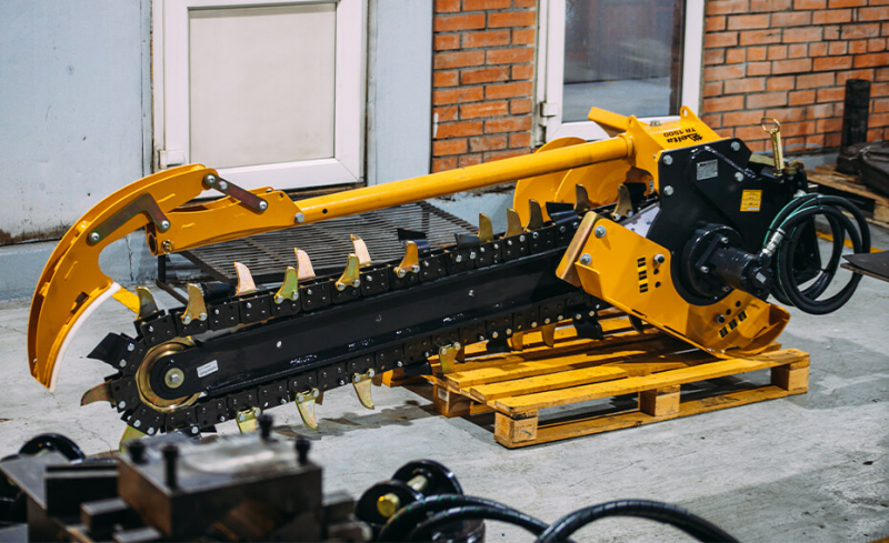 Траншеекопатель Delta TR1500 для грунта HV Market