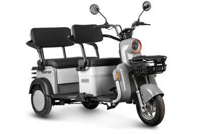 Электротрицикл Rutrike Gelbert Beta 48V/60V 800Вт Серебристо-белый HV Market