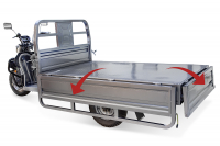 Грузовой электрический трицикл Rutrike Эксперт ПРО Плюс 2200 Серый HV Market