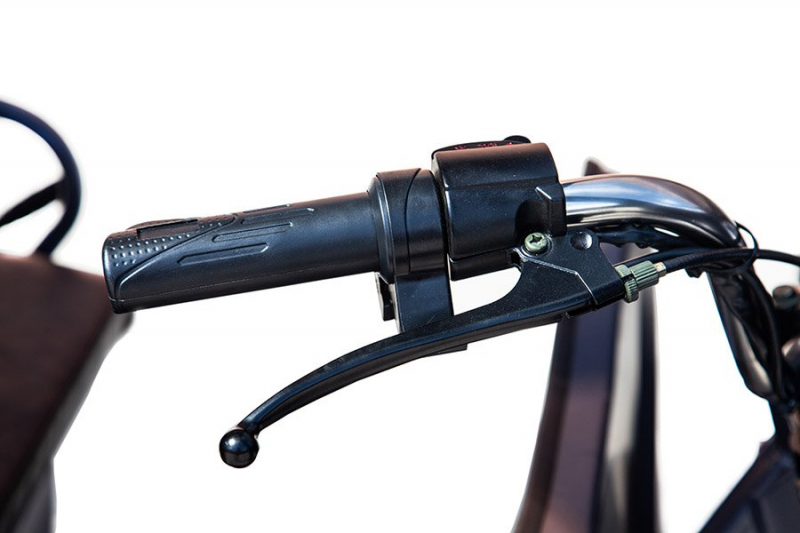 Грузовой электротрицикл Rutrike КАРГО 1800 60V1000W Черный матовый HV Market