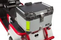 Электротрицикл Wanshida DOUHAO 60V 800Вт Черно-бело-красный HV Market