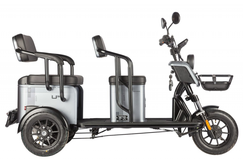 Электротрицикл Wanshida UM+ 60V 1000Вт Серый HV Market