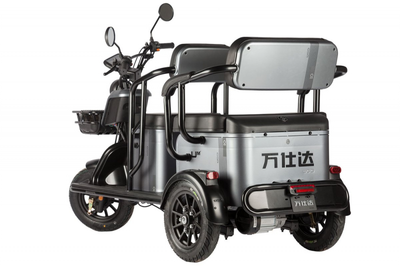 Электротрицикл Wanshida UM+ 60V 1000Вт Серый HV Market