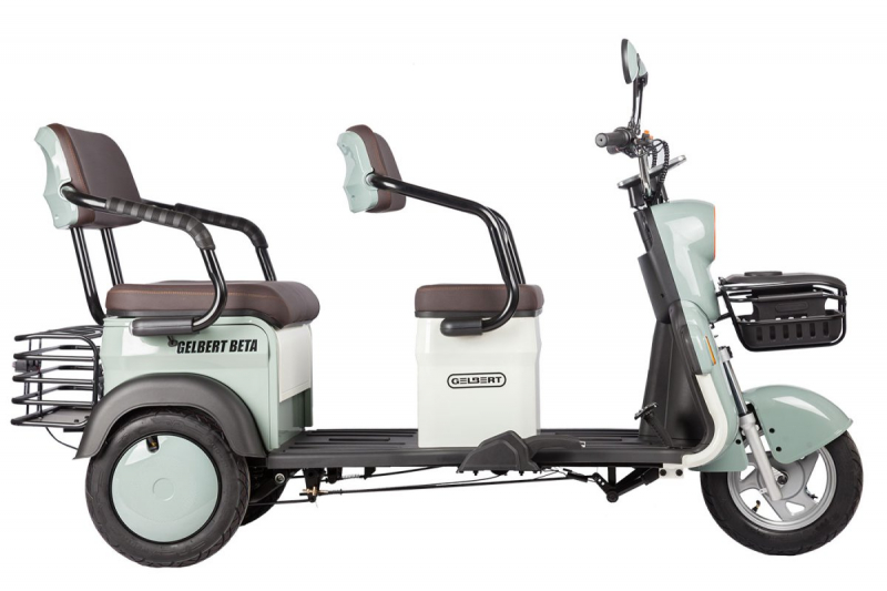 Электротрицикл Rutrike Gelbert Beta 48V/60V 800Вт Черный HV Market