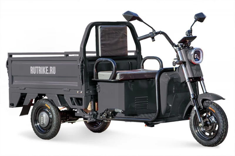 Грузовой электротрицикл Rutrike Амулет 1100 60V650W Черный матовый HV Market
