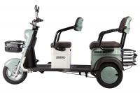 Электротрицикл Rutrike Gelbert Beta 48V/60V 800Вт Сине-белый HV Market