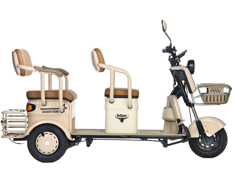 Электротрицикл Rutrike Gelbert Atlas 48V/60V 600Вт Бежевый HV Market