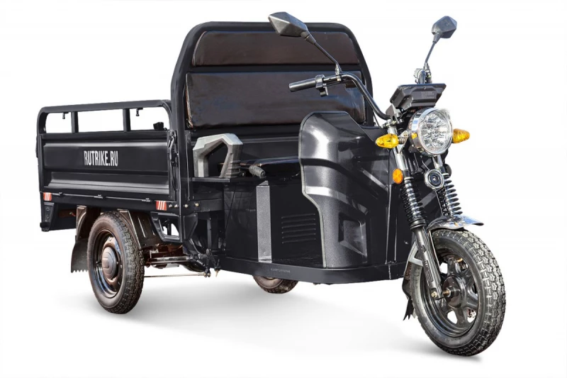 Грузовой электротрицикл Rutrike Мастер 1500 60V1000W Черный матовый HV Market