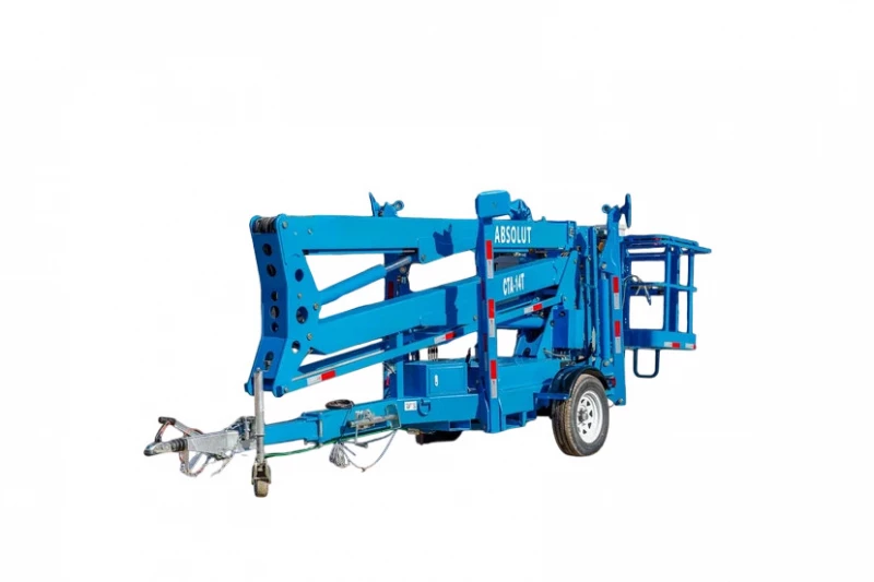 Коленчатый прицепной подъемник ABSOLUT CTA-16T (рабочая высота 18 м, грузоподъемность 227 кг)