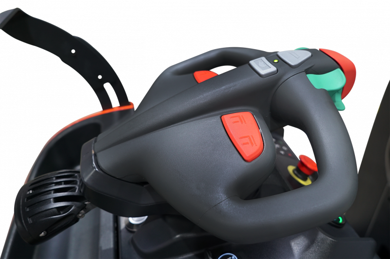 Самоходный Тягач для склада/производства T30N (EPS, Battery side extraction, Rubber drive tire,  Pin Code, Safety  light (Blue ray), Beacon) HV Market