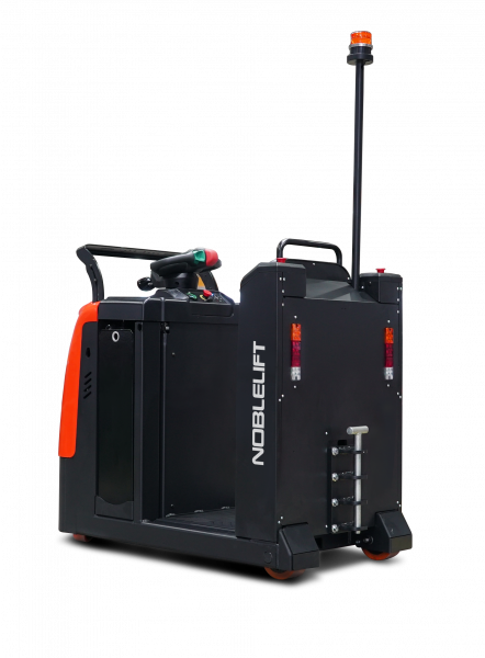 Самоходный Тягач для склада/производства T30N (EPS, Battery side extraction, Rubber drive tire,  Pin Code, Safety  light (Blue ray), Beacon) HV Market