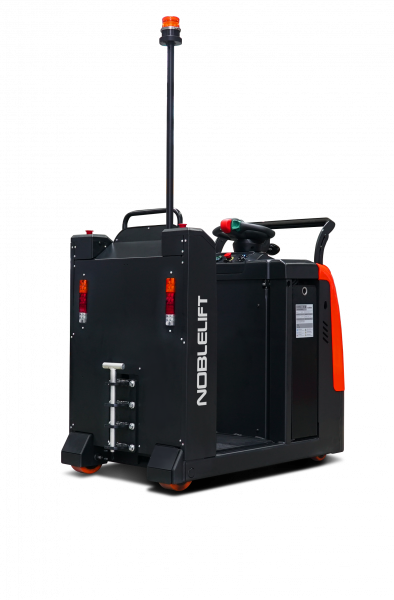 Самоходный Тягач для склада/производства T30N (EPS, Battery side extraction, Rubber drive tire,  Pin Code, Safety  light (Blue ray), Beacon) HV Market