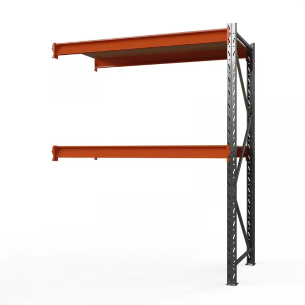 Секция приставная стеллажа металлического ОПТИМА, 2000х1530х785 мм. Полки: 2 шт. фанера HV Market