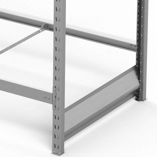Ярус стеллажа СГ Ультра без настила для хранения шин, колес (1200x500)