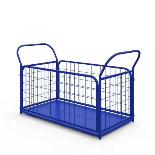 Тележка платформенная с сетчатыми бортами ТС 2 (600х900) без колес