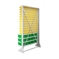 Стойка 1150х2000 односторонняя В1-12-00-03  (желтый/зеленый) HV Market