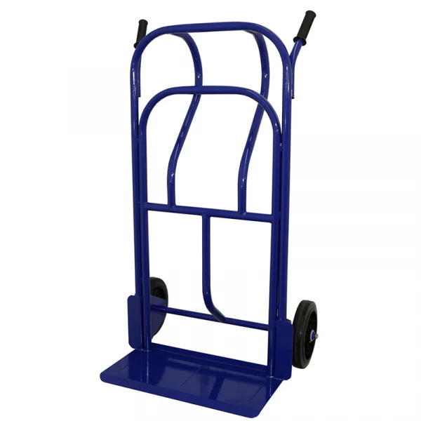 Тележка грузовая двухколесная КГУ 300 г/п 300 кг. колес литые чугунный обод 250 мм.