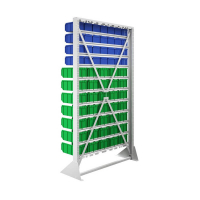 Стойка 1150х2000 односторонняя В1-00-04-07 (синий/зеленый) HV Market