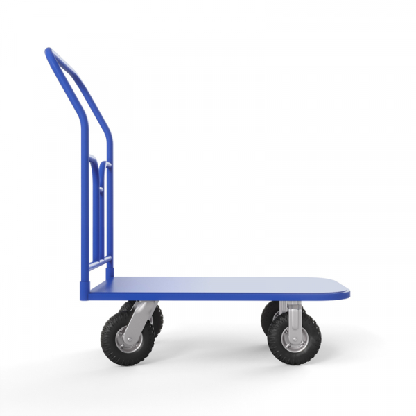 Тележка платформенная ТПТ (г/п 300 кг, 900x600 мм, колеса пневматические 250 мм)