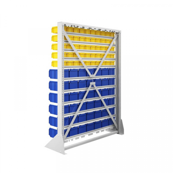 Стойка 1150х1500 односторонняя С1-05-06-00 (желтый/синий)