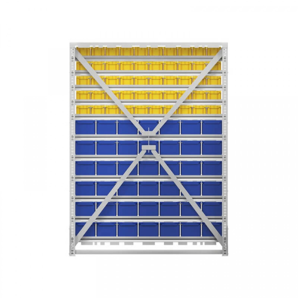 Стойка 1150х1500 односторонняя С1-05-06-00 (желтый/синий)