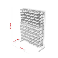 Стойка 1150х1500 односторонняя С1-05-06-00 (желтый/синий) HV Market