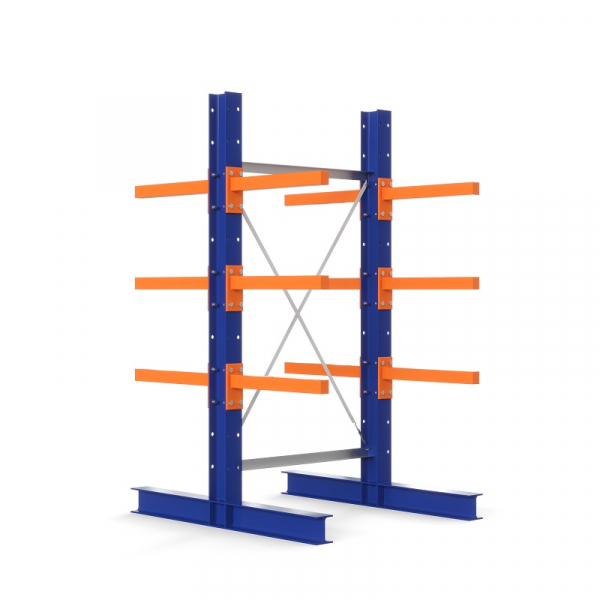 Стеллаж консольный 2-сторонний 2500х1320х1064  HV Market