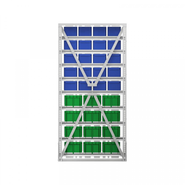 Стойка 735х1500 односторонняя А1-00-05-04 (синий/зеленый)