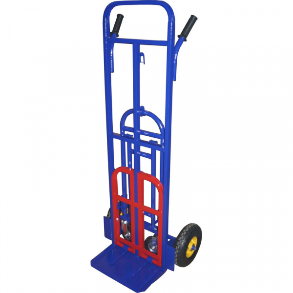 Тележка трансформер ТГУ 200 г/п 200 кг колеса пневматические250 мм.